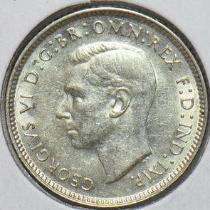 Australia 1944 6 Pence Kangaroo animal Ostrich Georgivs VI 902080 combine shippi