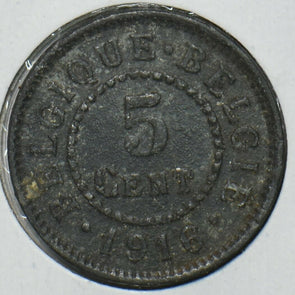 Belgium 1916 5 Centimes 903515 combine shipping