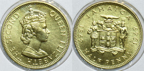 Jamaica 1969 1/2 Penny 153844 combine shipping