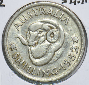 Australia 1952 Shilling Ram 198818 combine shipping
