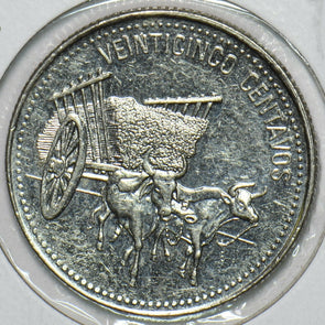 Dominican Republic 1990 25 Centavos Ox animal 903901 combine shipping