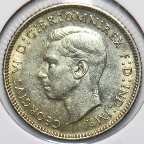 Australia 1942 6 Pence Kangaroo animal Ostrich Georgivs VI 902071 combine shippi