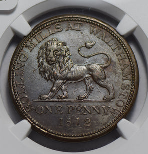 Great Britain 1812 Penny NGC MS63 BN essex- walthamstow w-560 british copper com