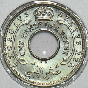 British West Africa 1950 1/10 Penny 196757 combine shipping