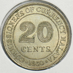 Malaya 1950 20 Cents 197676 combine shipping