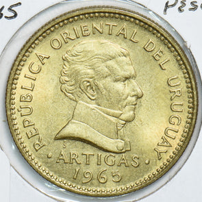Uruguay 1965 10 Pesos 240992 combine shipping