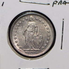 Switzerland 1921 1/2 Franc  191742 combine shipping