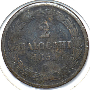 Italian States 1851 1846-1878 2 Baiocchi 294400 combine shipping