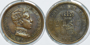 Spain 1904 2 Centimos 198430 combine shipping