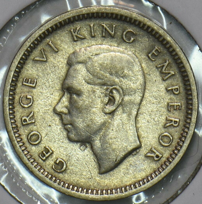 New Zealand 1946 3 Pence 903742 combine shipping