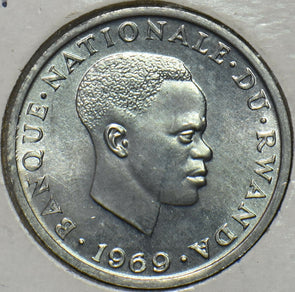 Rwanda 1969 Franc 297410 combine shipping