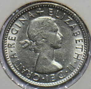 Australia 1954 Shilling Merino ram animal 902616 combine shipping