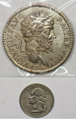 Italy 1960 's Silver Medallion "Felicitas Saeculi" 50.0grams (159oz) silver. Dia