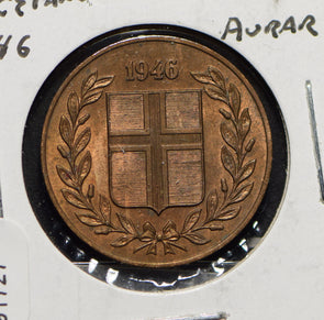 Iceland 1946 5 Aurar  191727 combine shipping