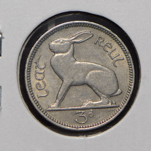 Ireland 1956 3 Pence Hare animal  900639 combine shipping