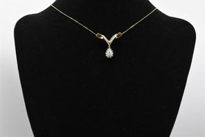 14K Gold Diamond Pendant 3.74g RG0211