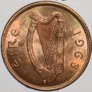 Ireland 1968 Penny Hen with Chicks animal 195017 combine shipping