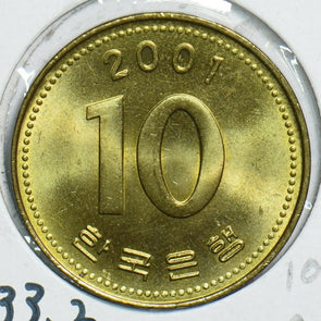 South Korea 2001 10 Won 0 Gem BU 904421 combine shipping