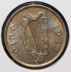 Ireland 1942 1/2 Penny Sow with piglets animal  291707 combine shipping