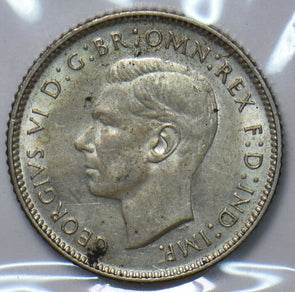 Australia 1943 D 6 Pence Kangaroo animal 193610 combine shipping