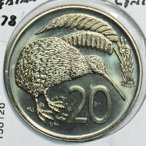 New Zealand 1978 20 Cents Kiwi bird animal 198126 combine shipping