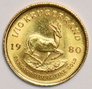 South Africa 1980 1/10 Krugerrand gold 1/10oz gold GL0135 combine shipping