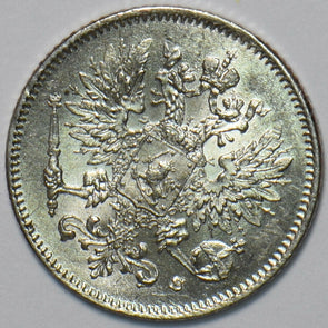 Finland 1917 25 Pennia Eagle animal 294484 combine shipping