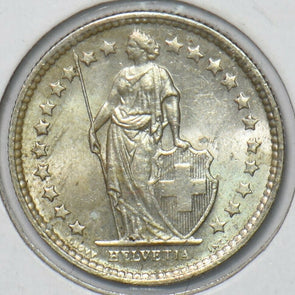 Switzerland 1962 1/2 Franc Ch BU 295546 combine shipping
