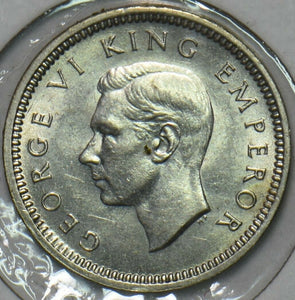 New Zealand 1943 3 Pence 196444 combine shipping