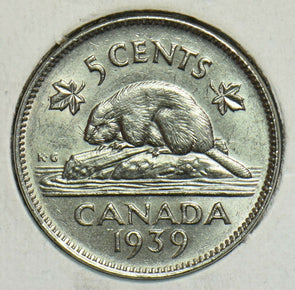 Canada 1939 5 Cents Beaver animal 197944 combine shipping