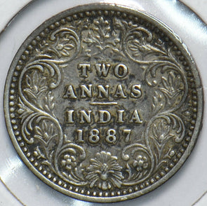 British India 1887 C 2 Annas 294024 combine shipping