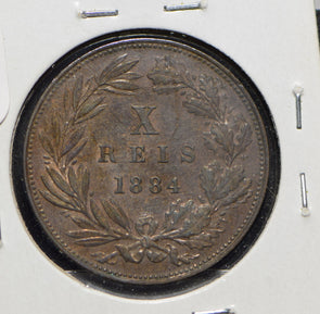 Portugal 1884 10 Reis  292225 combine shipping