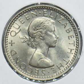 New Zealand 1964 6 Pence Huia bird 298678 combine shipping