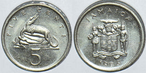 Jamaica 1986 5 Cents Crocodile animal 904680 combine shipping
