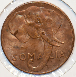 Somalia 1950 10 Centesimi Elephent animal 194711 combine shipping