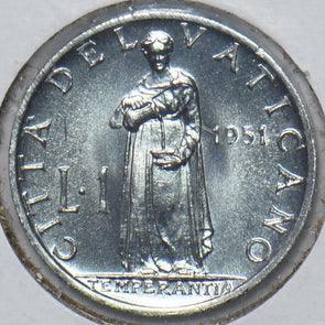 Vatican 1951 Lira 151426 combine shipping