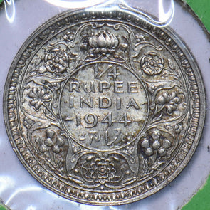 British India 1944 1/4 Rupee 151269 combine shipping