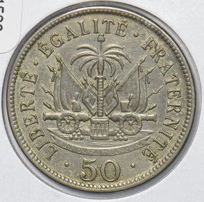Haiti 1908 50 Centimes 901520 combine shipping