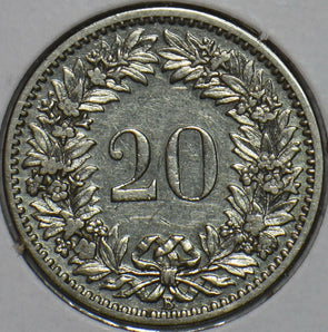 Switzerland 1900 20 Rappen 152274 combine shipping