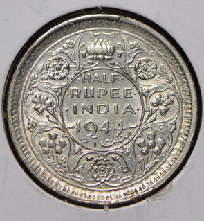 British India 1944 1/2 Rupee  150001 combine shipping