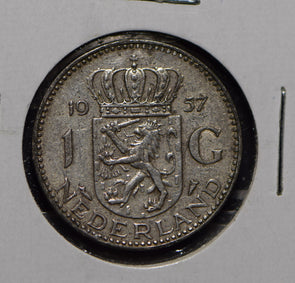 Netherlands 1957 Gulden Lion animal  900384 combine shipping
