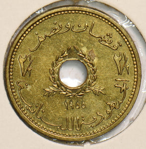 Lebanon 1955 2 1/2 Piastres 199102 combine shipping