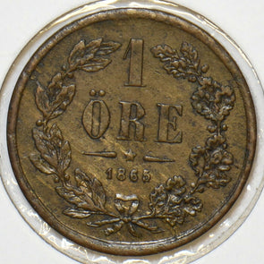 Sweden 1865 Ore 240460 combine shipping