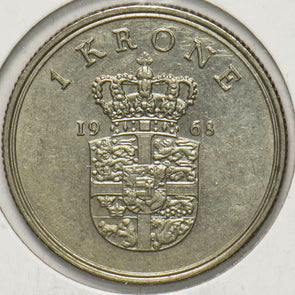 Denmark 1968 Krone Fredrick IX 293037 combine shipping