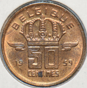 Belgium 1959 50 Centimes 902819 combine shipping