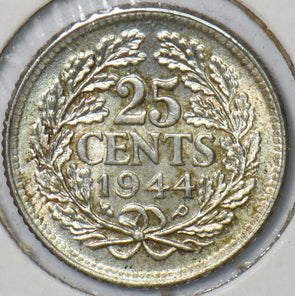 Netherlands 1944 P 25 Cents 194243 combine shipping