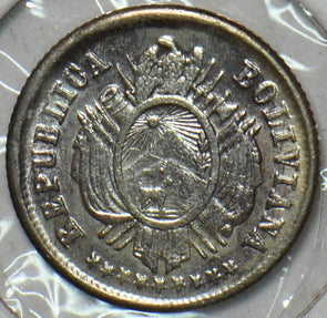 Bolivia 1872 5 Centavos 297370 combine shipping
