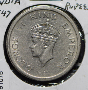 India British 1947 Rupee Lion animal 191075 combine shipping