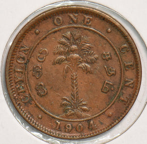 Ceylon 1904 Cent 199154 combine shipping