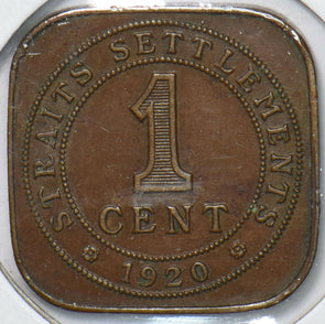 Straits Settlements 1920 Cent  291005 combine shipping